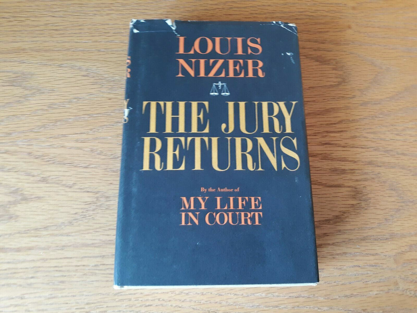 The Jury Returns By Louis Nizer (1966) Hardcover Dust Jacket Book Club Ed