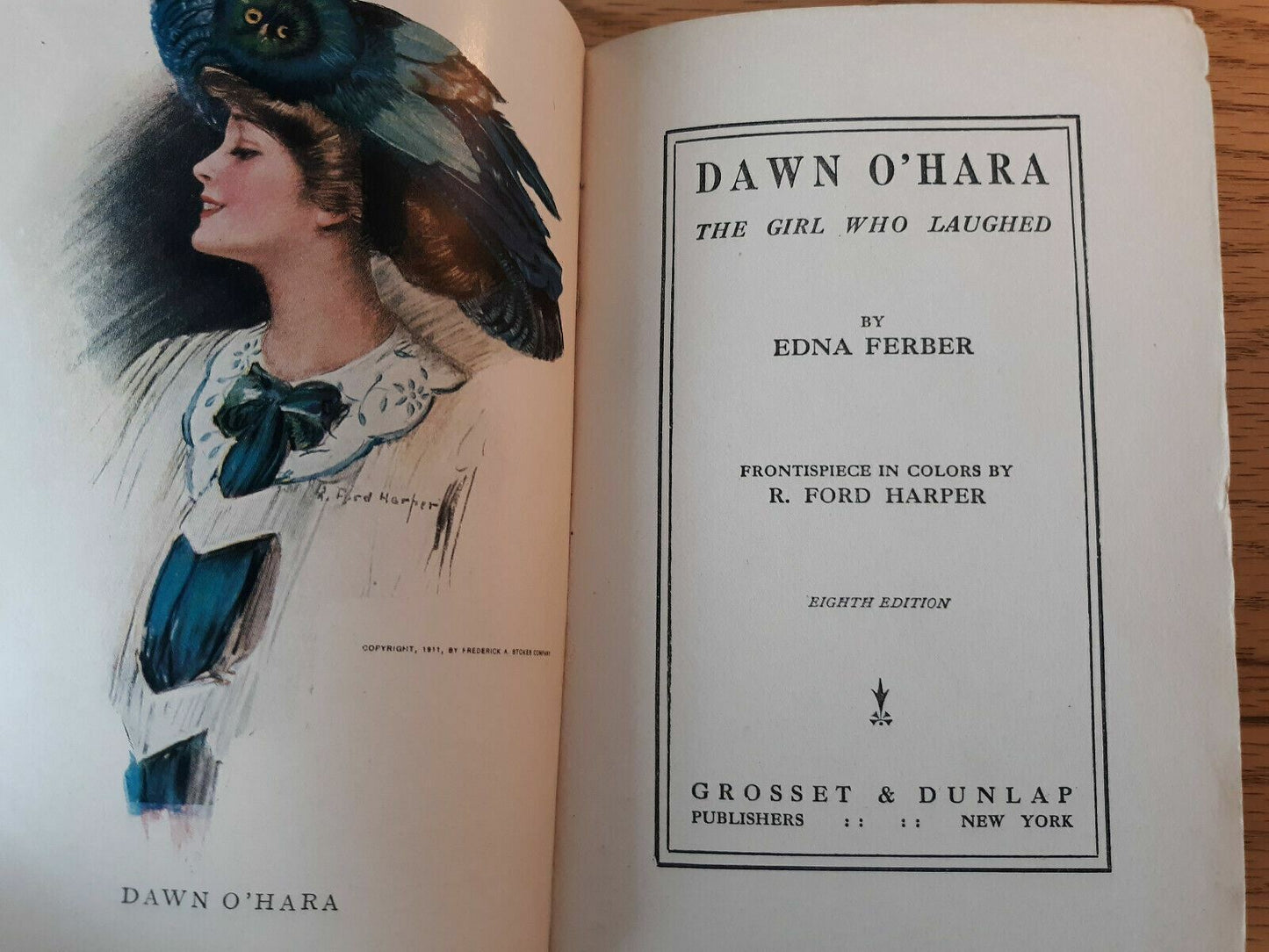 Vintage Dawn O'Hara by Edna Ferber-8th Edition(April, 1911) Hardcover