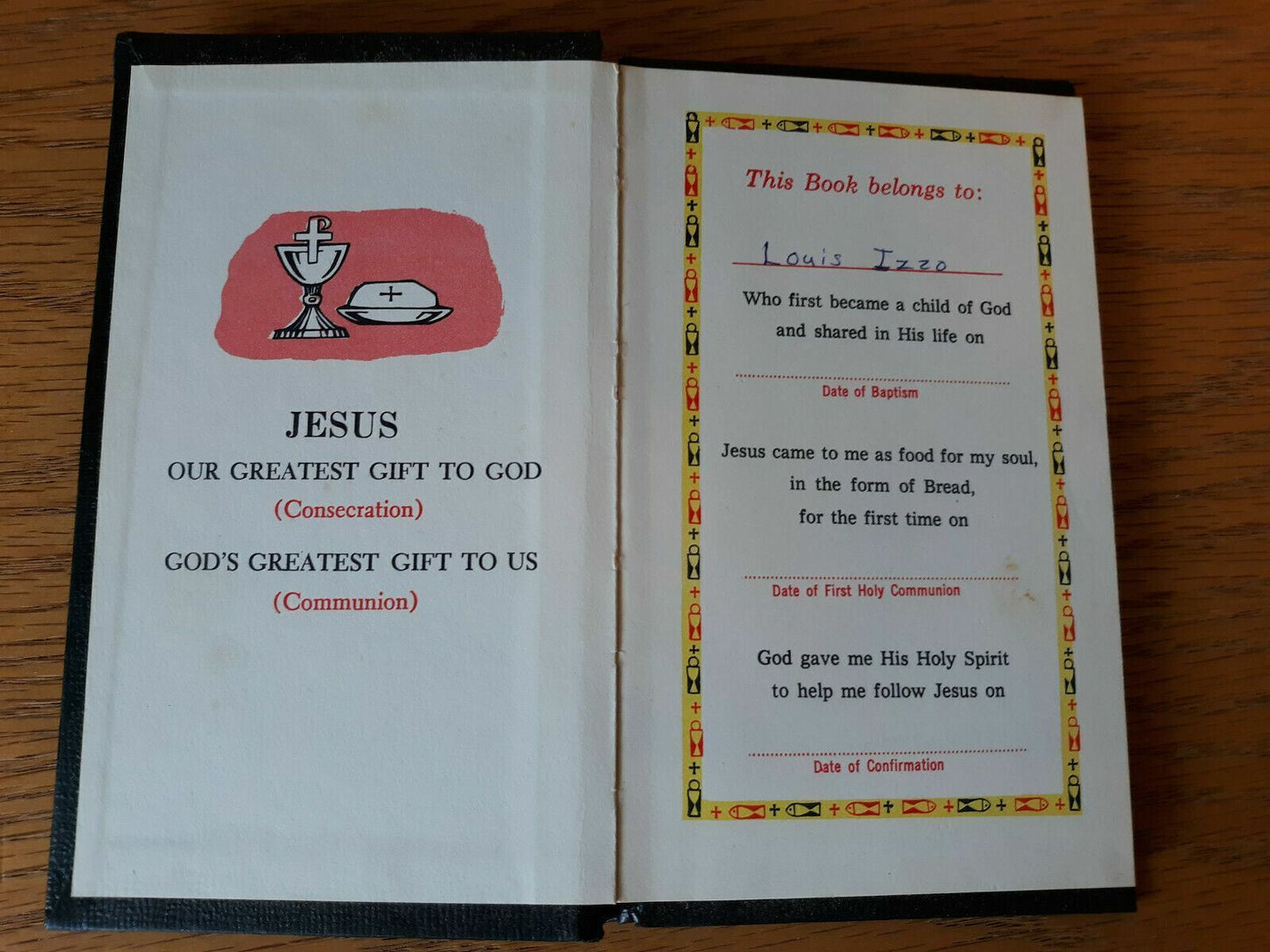 The New First Mass Book 1970