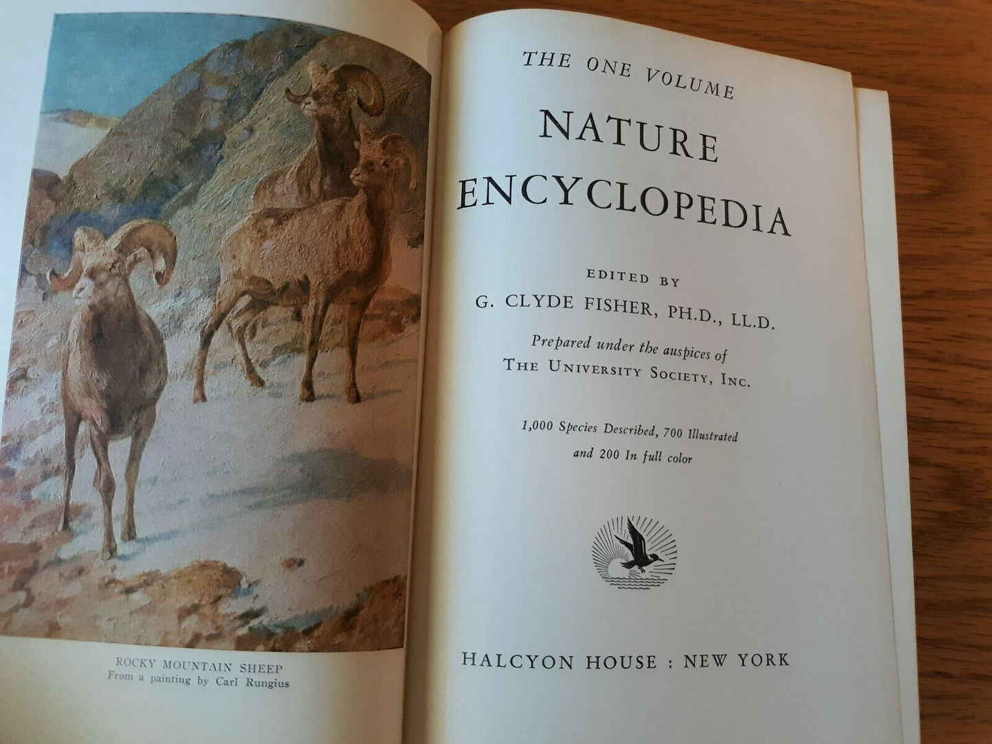 The One Volume Nature Encyclopedia by Clyde Fisher 1940