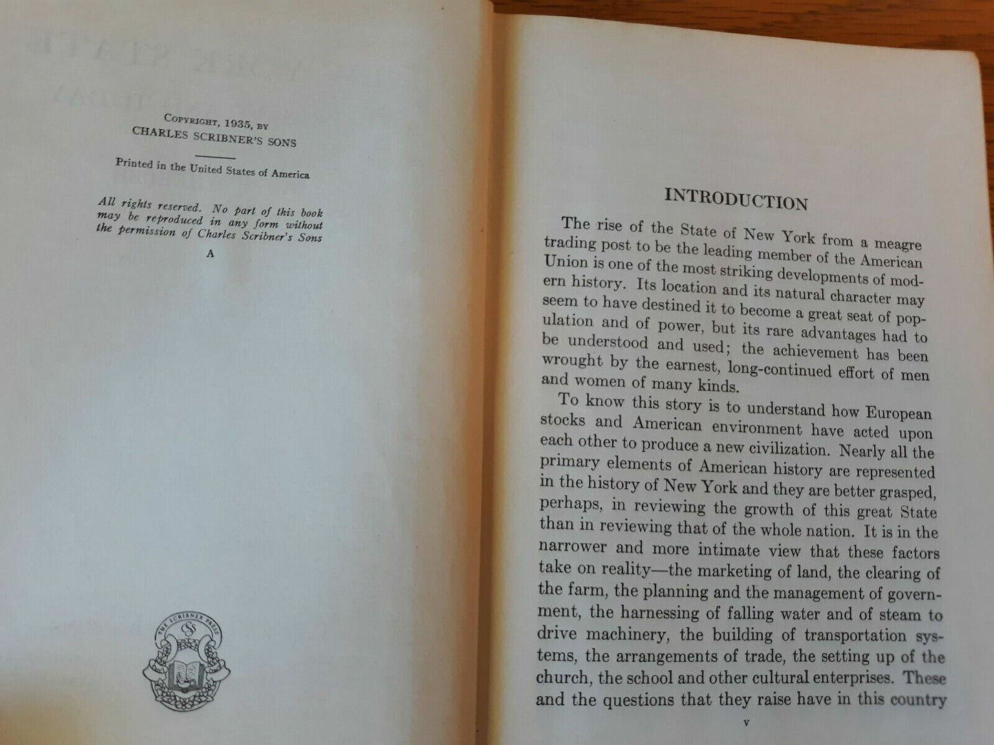 New York State Yesterday and Today by Mary Wheeler 1935