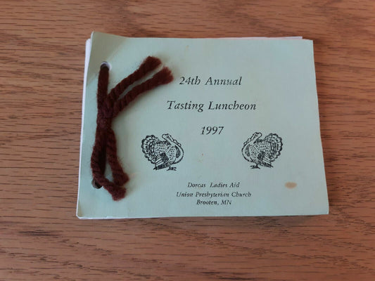 1997 Tasting Luncheon Dorcas Ladies Aid Presbyterian Church Brooten MN