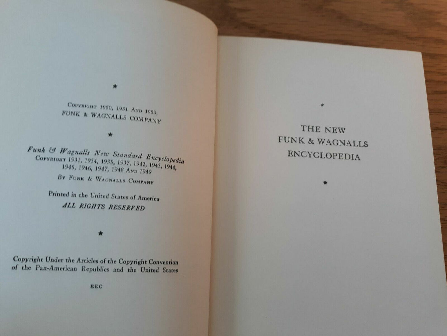 The New Funk & Wagnalls Encyclopedia 1953 Volume 34 Unicorn Hardcover