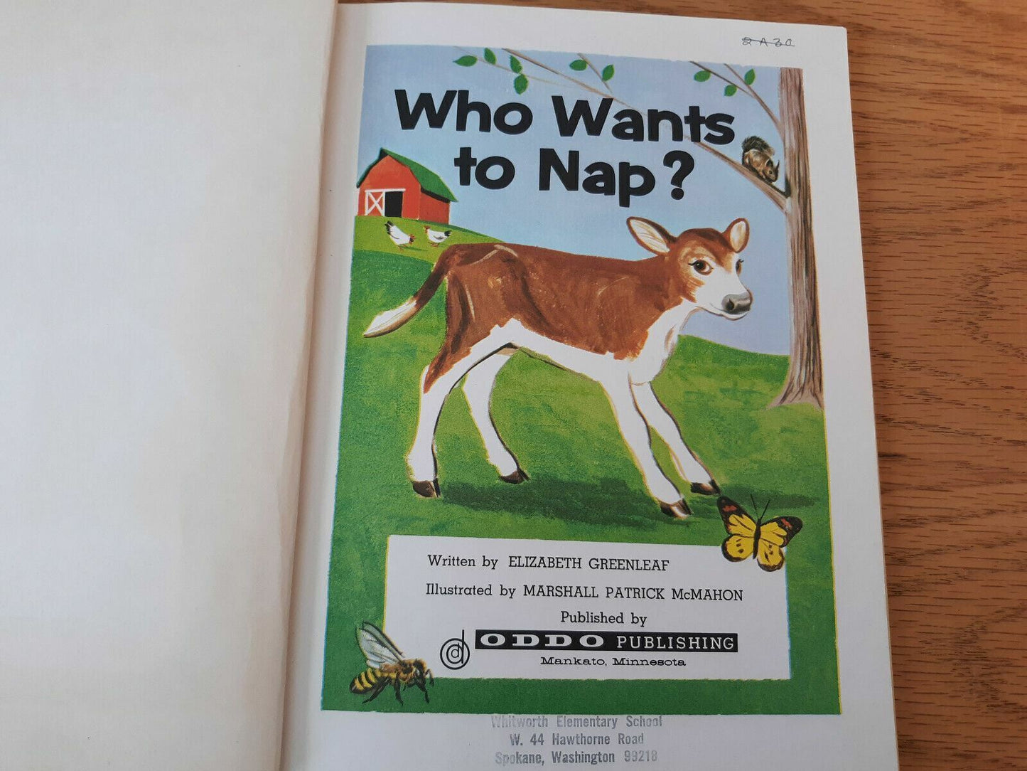 Who Wants To Nap? 1965 Elizabeth Greenleaf Oddo Hardcover