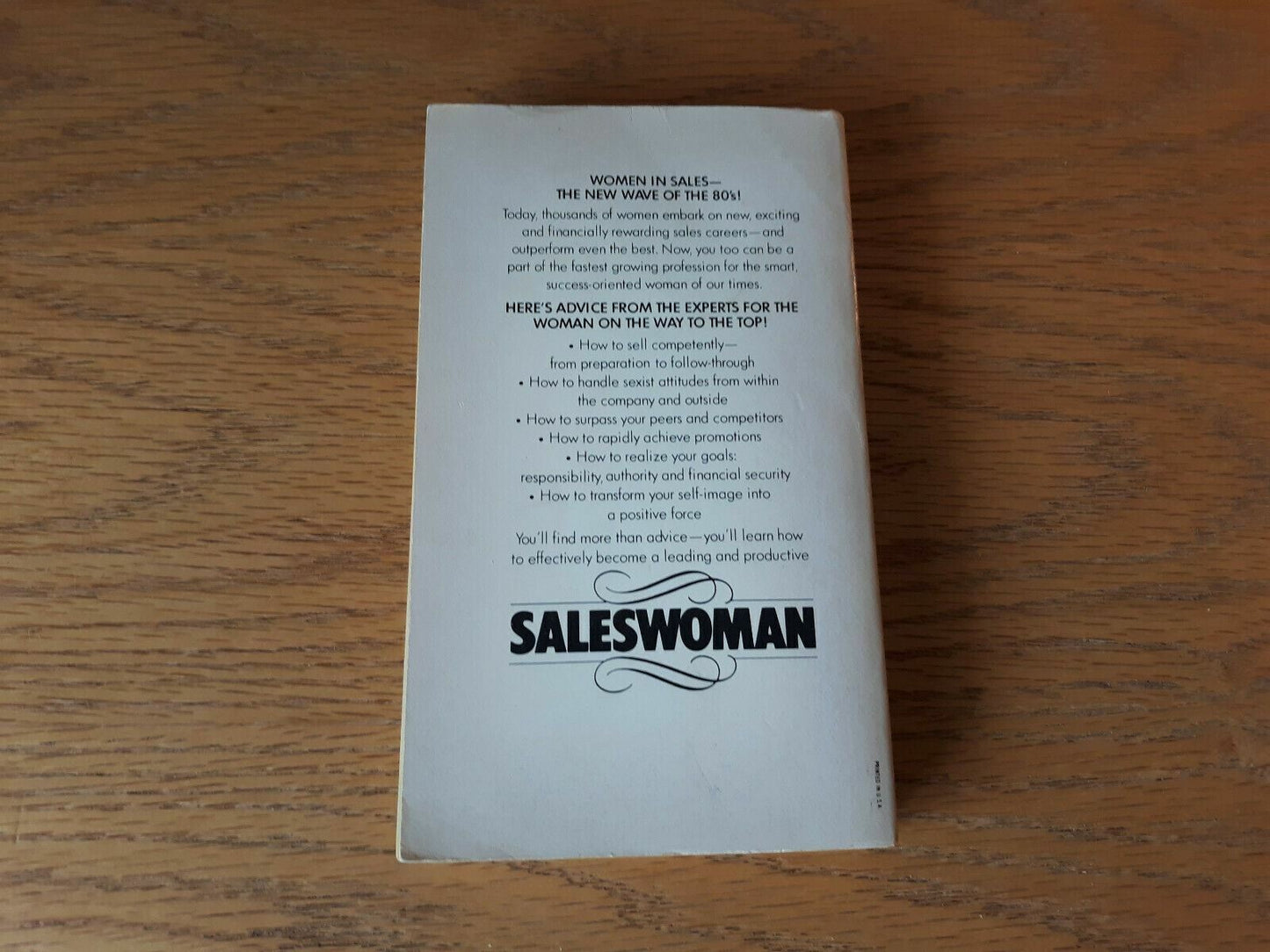 A Guide to Career Success - SALESWOMAN - Barbara A. Pletcher 1980 PB