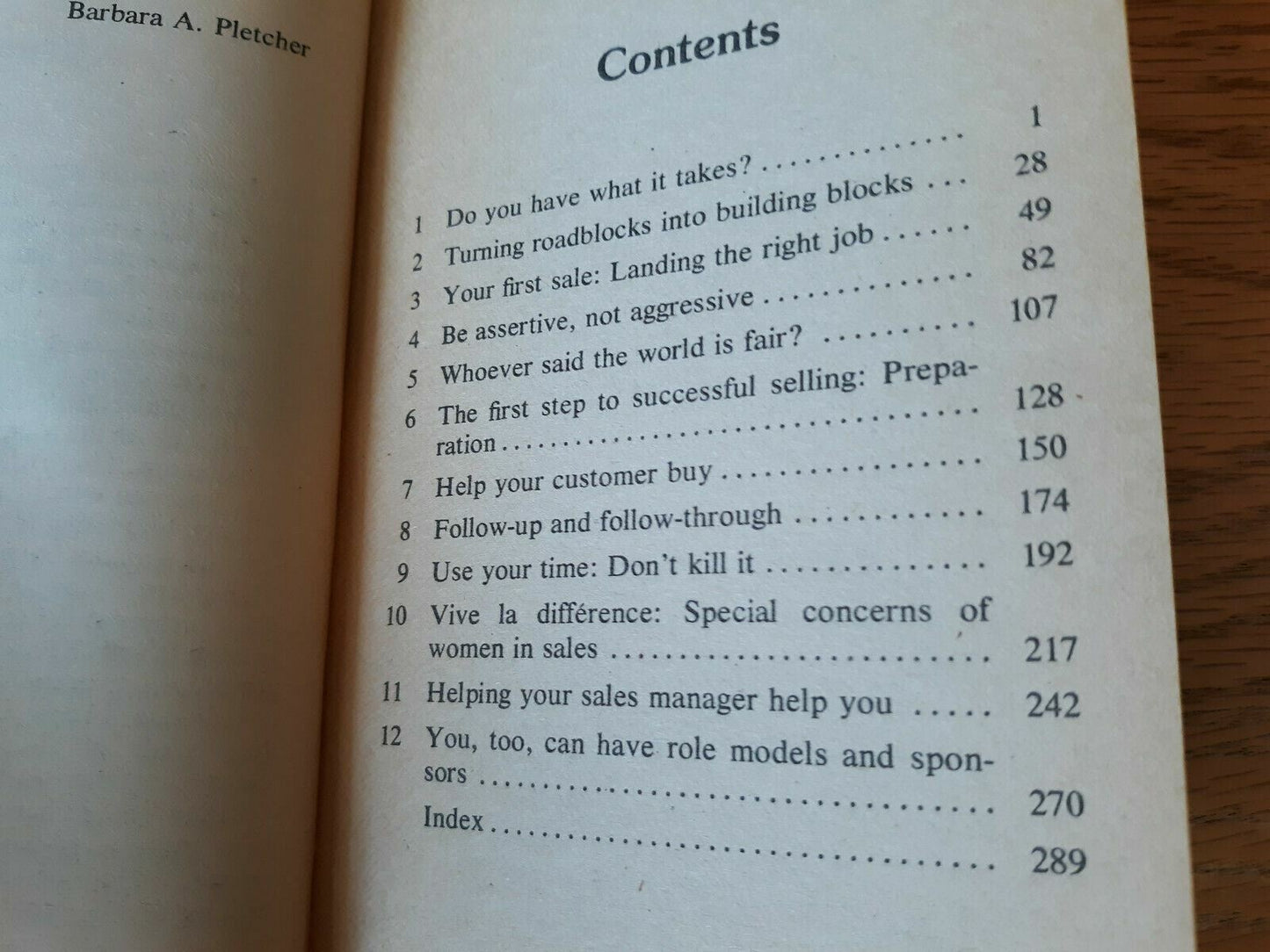 A Guide to Career Success - SALESWOMAN - Barbara A. Pletcher 1980 PB