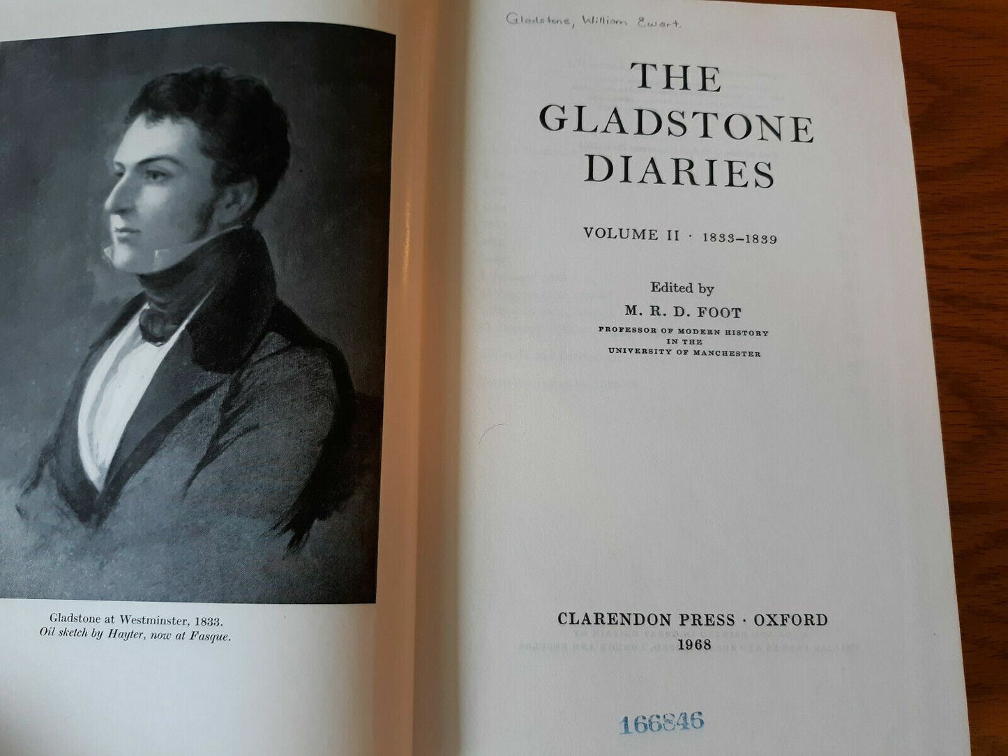 The Gladstone Diaries Volume II 1968 M R D Foot Hardcover Clarendon Press