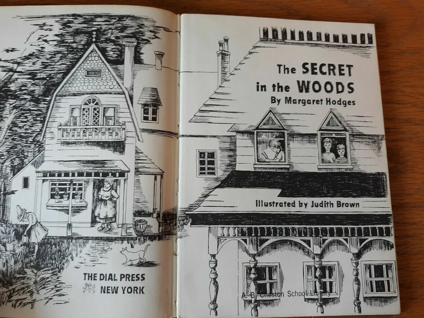 The Secret In The Woods Margaret Hodges 1963 Hardcover Dust Jacket