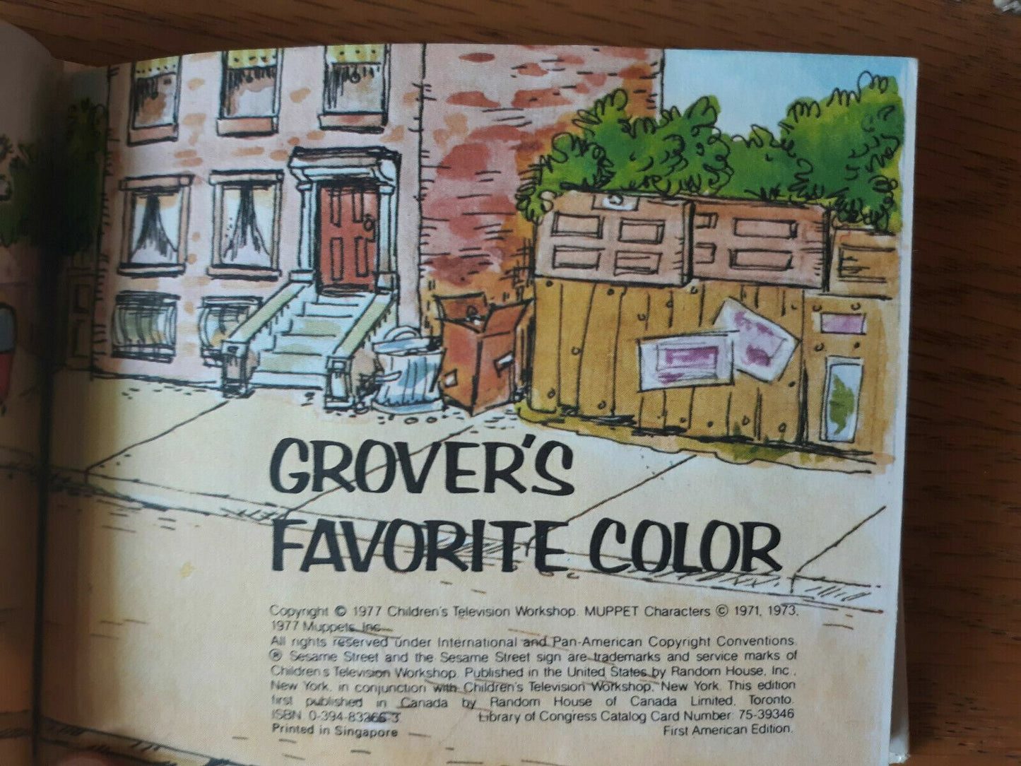 The Sesame Street Little Library Set 1977