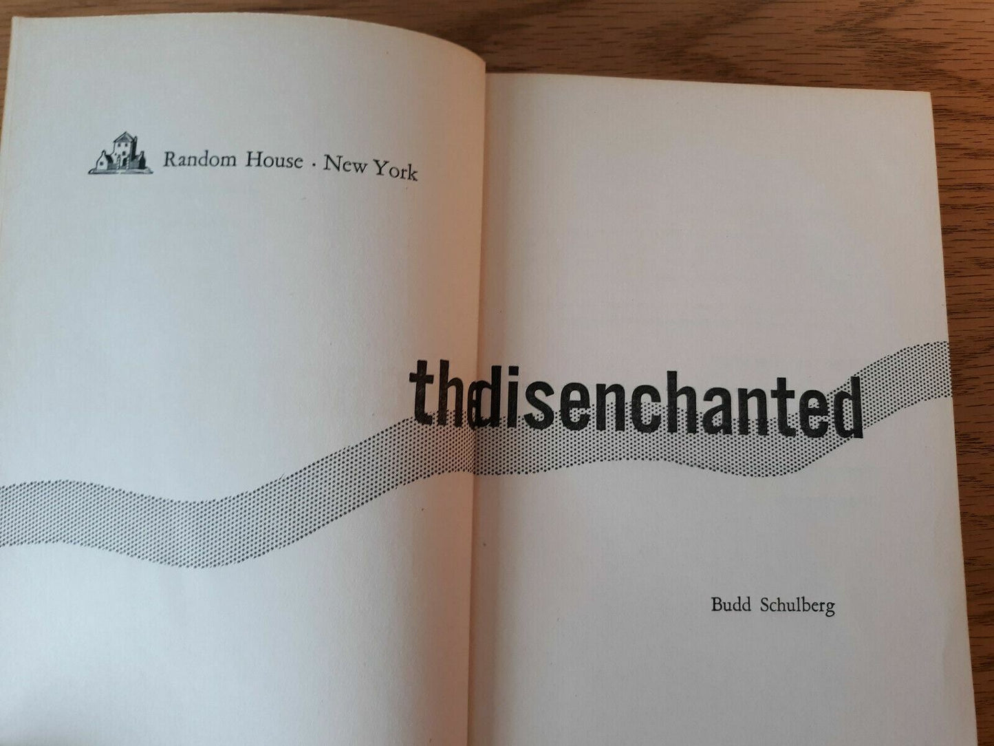 The Disenchanted by Budd Schulberg Random House Hardcover 1950