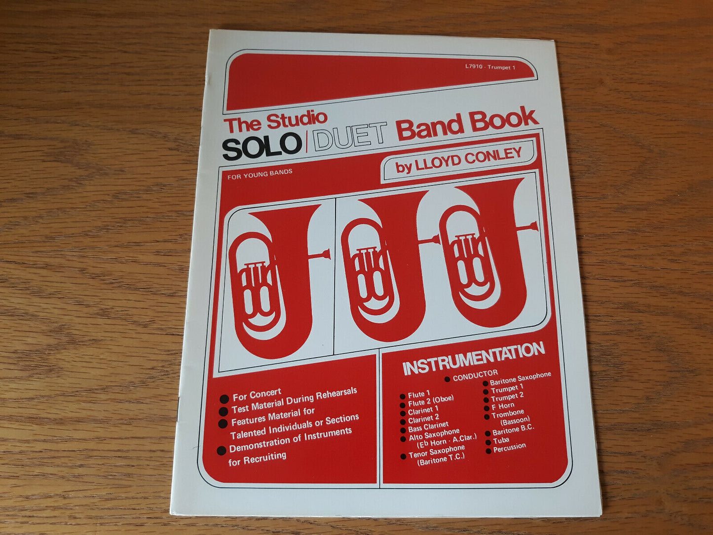 The Studio Solo Duet Band Book Lloyd Conley Trumpet 1 Studio P/R