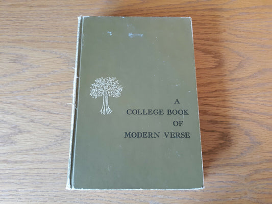 A College Book Of Modern Verse 1960 James K Robinson Hardcover Row, Peterson