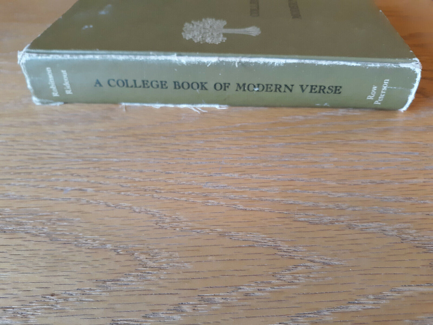 A College Book Of Modern Verse 1960 James K Robinson Hardcover Row, Peterson