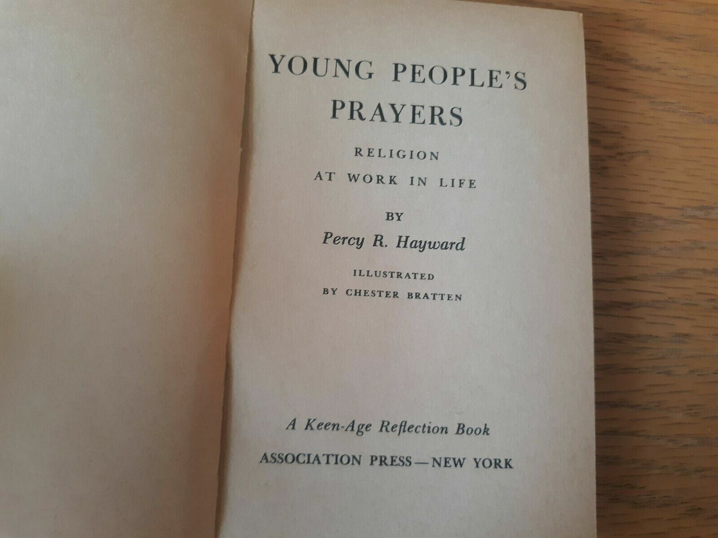 Young People's Prayers by Percy Hayward 1962