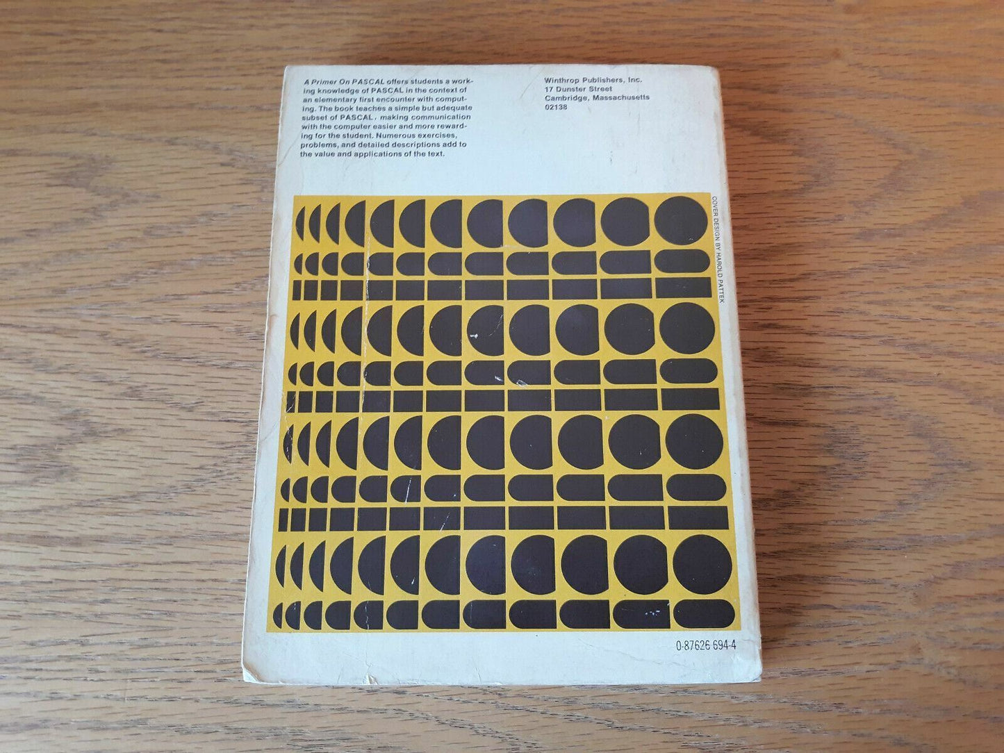 A Primer On Pascal Richard Conway 1976 Winthrop Paperback