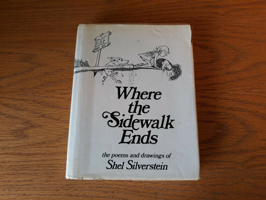 Where The Sidewalk Ends Shel Silverstein 1974 Hardcover Dust Jacket Harper & Row