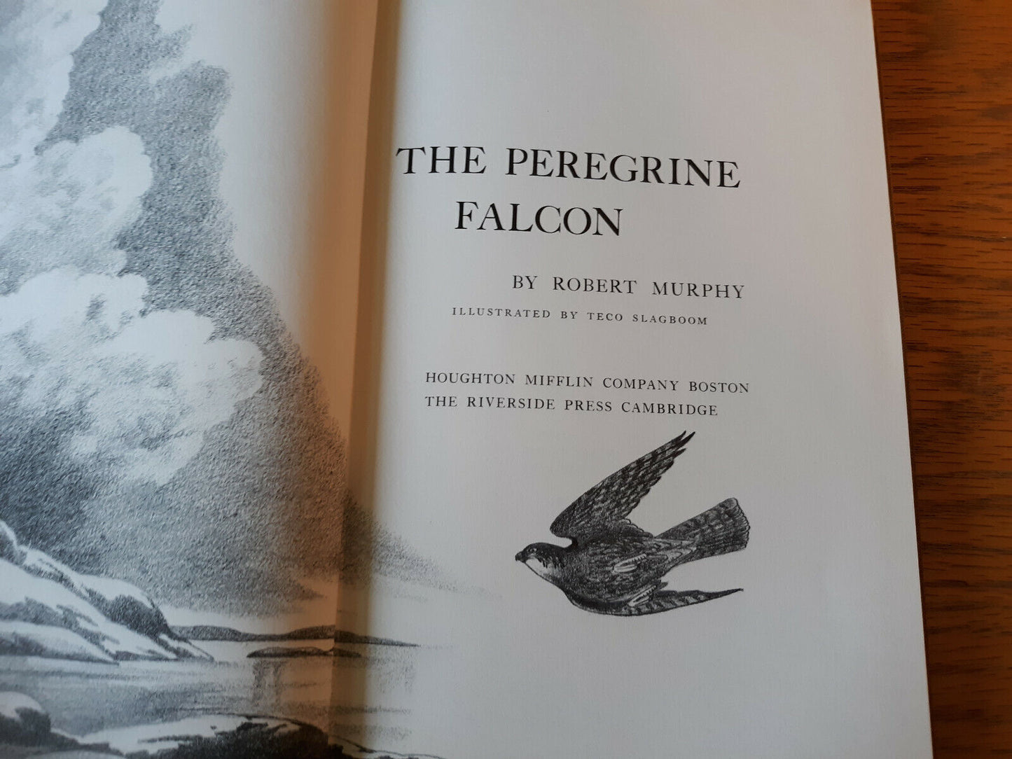 The Peregrine Falcon Robert Murphy 1963 Hardcover Houghton Mifflin