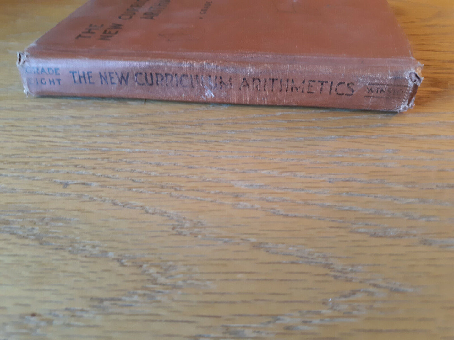 The New Curriculum Arithmetics Grade Eight Leo J Brueckner 1939 Hardcover