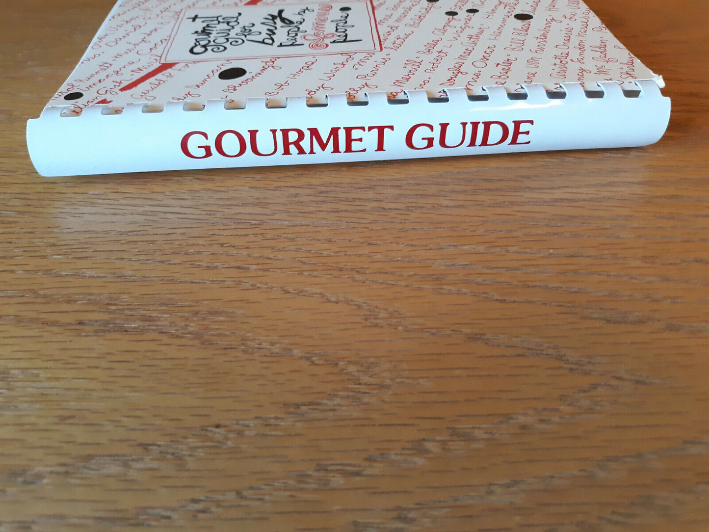 Vintage 1983 Cookbook Gourmet Guide For Busy People By Famous People