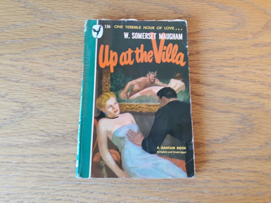 Up At The Villa W Somerset Maugham 1947 Bantam Book Paperback