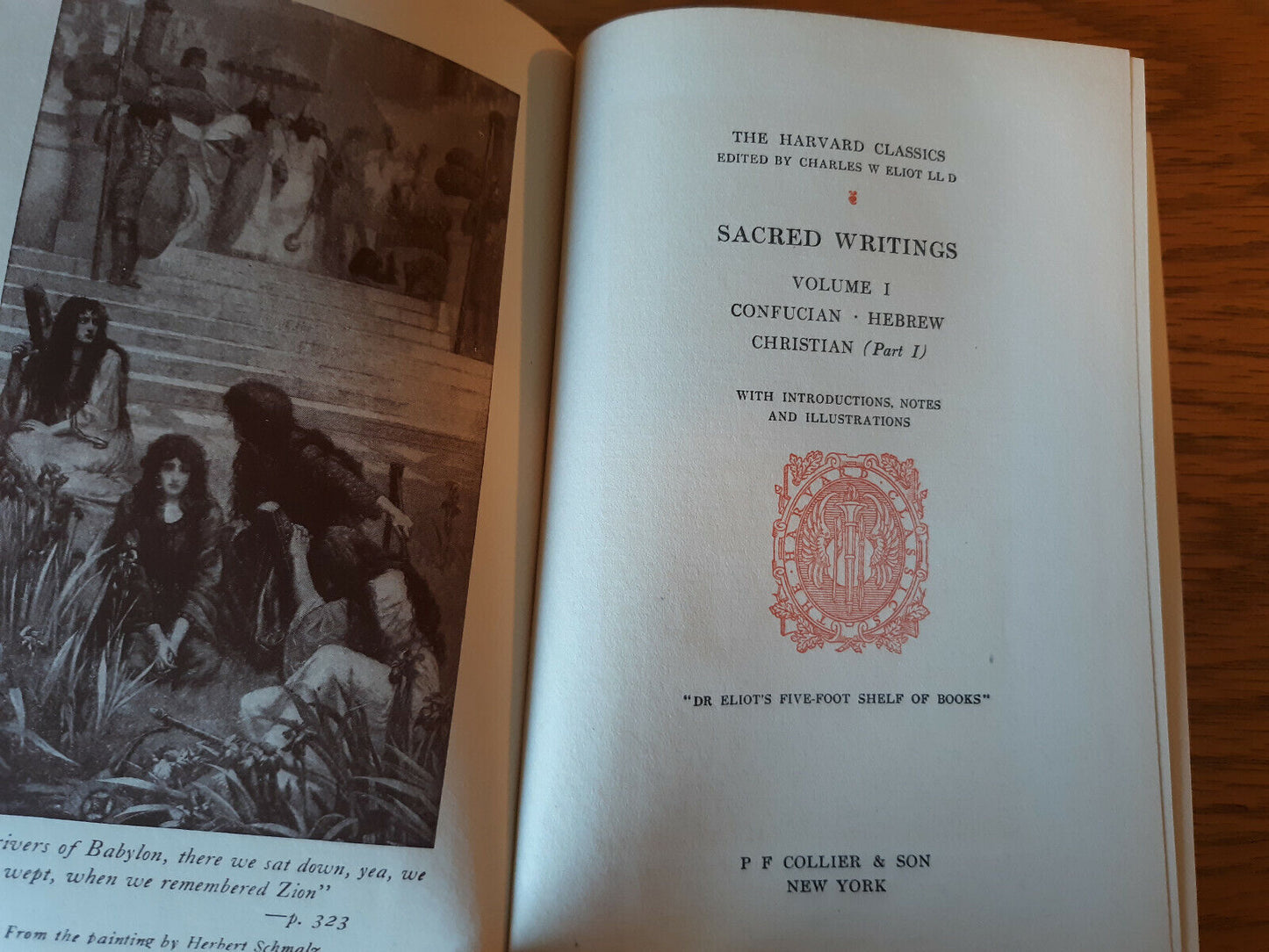 The Harvard Classics Sacred Writings Volume I 1910 Hardcover