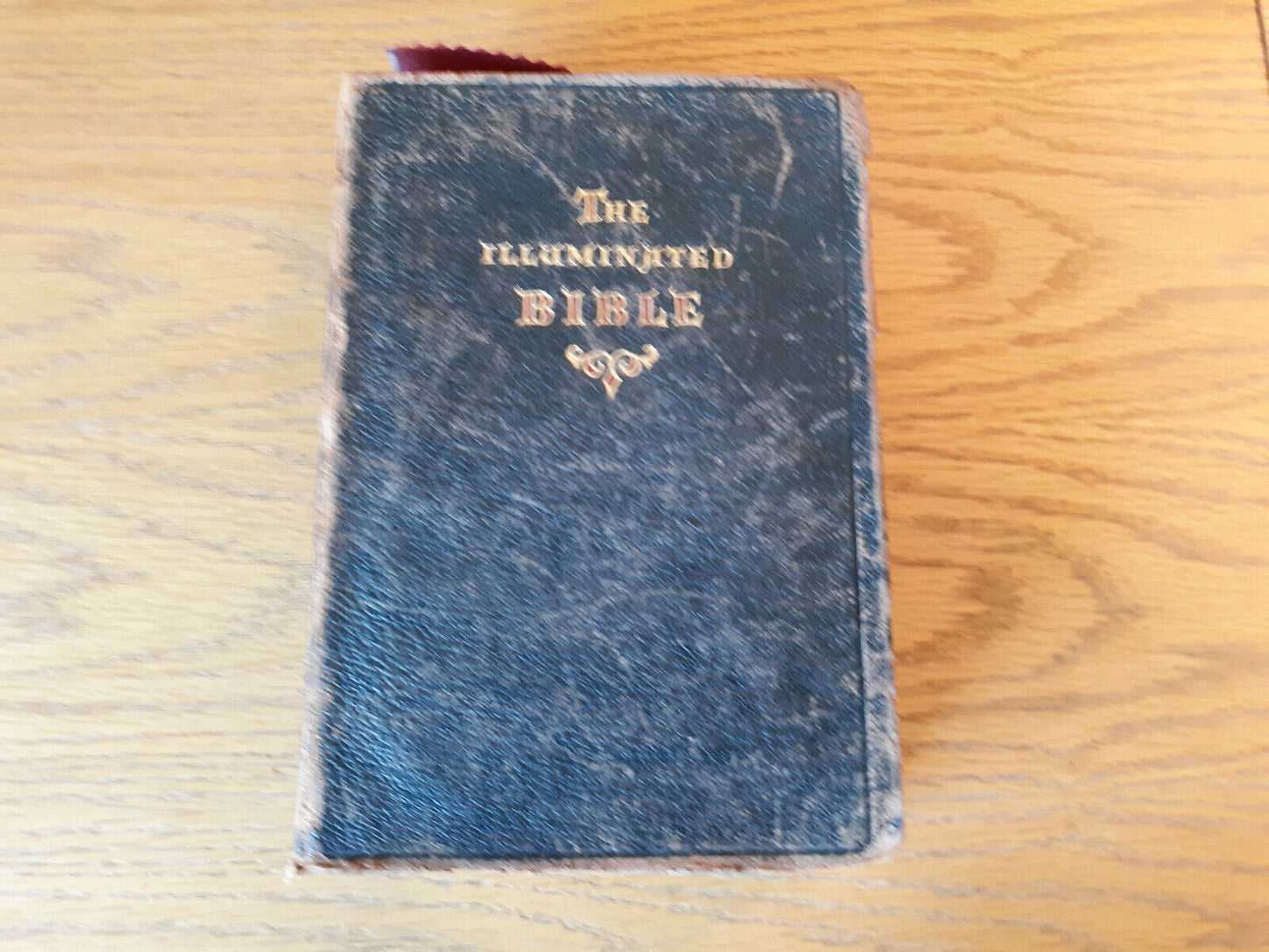 The Illuminated Bible 1941 Text Authorized KJV Indexed Columbia Educational Book