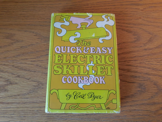 The Quick And Easy Electric Skillet Cookbook Ceil Dryer 1969 Hardcover Dust Jack