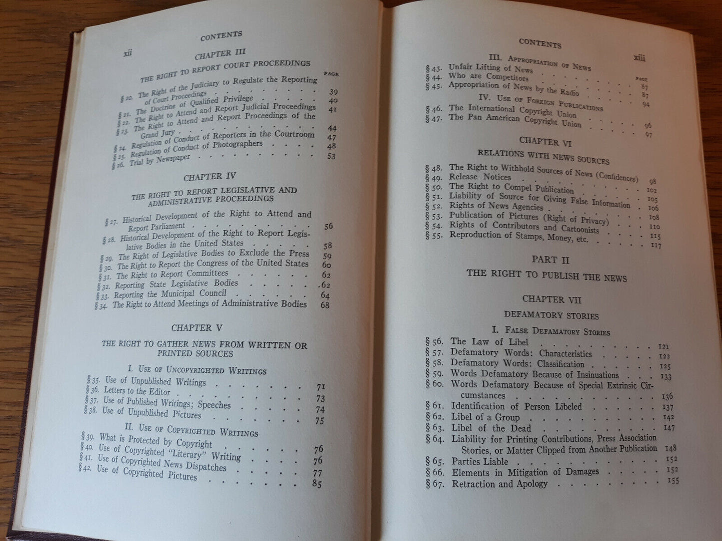 The Rights And Privileges Of The Press Frederick Seaton Siebert 1934 1st Printin