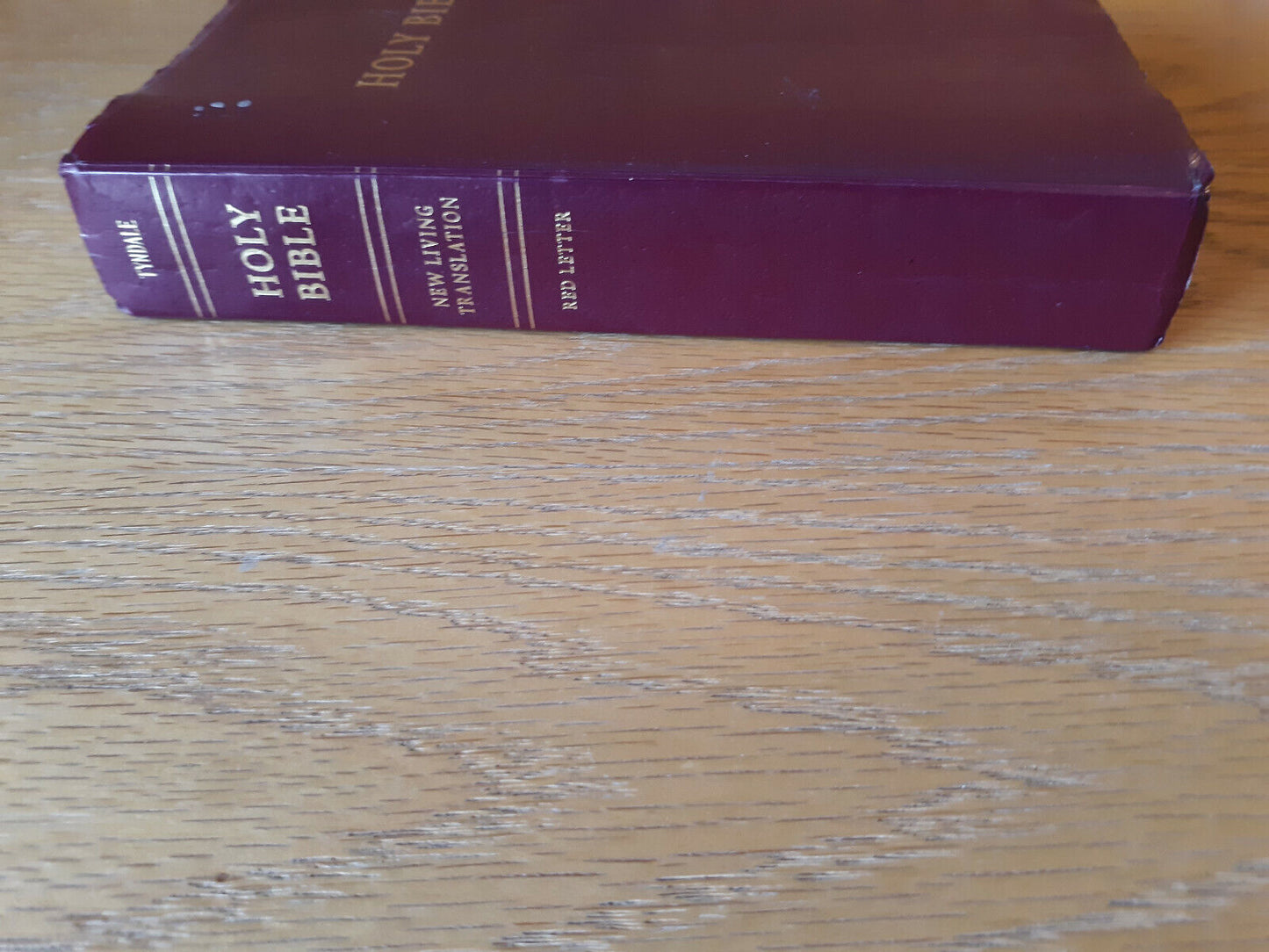Holy Bible New Living Translation Red Letter Award Edition Tyndale 2007 Burgundy