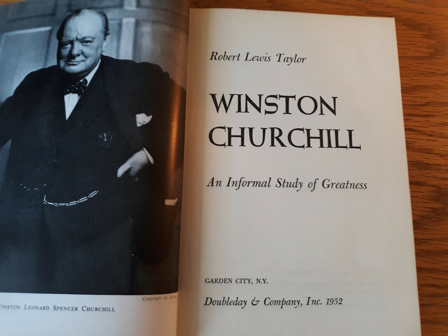 Winston Churchill An Informal Study Of Greatness Robert Lewis Taylor 1952 Hardco