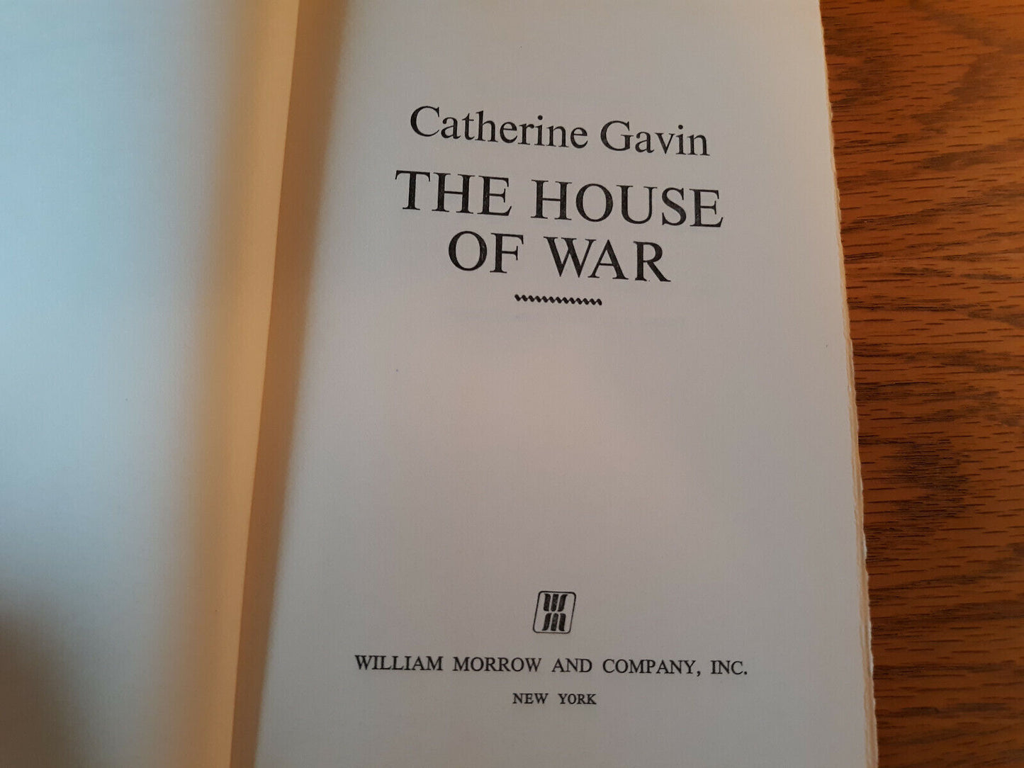 The House Of War Catherine Gavin 1970 Book Club Edition Hardcover Dust Jacket