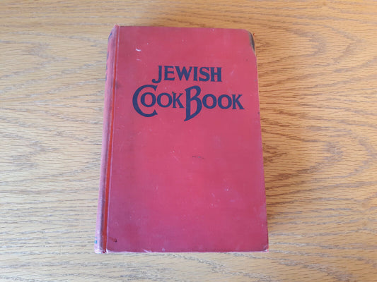 The Jewish Cook Book Mildred Grosberg Bellin 1946 Hardcover Bloch