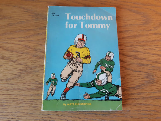 Touchdown For Tommy Matt Christopher 1968 Scholastic Paperback