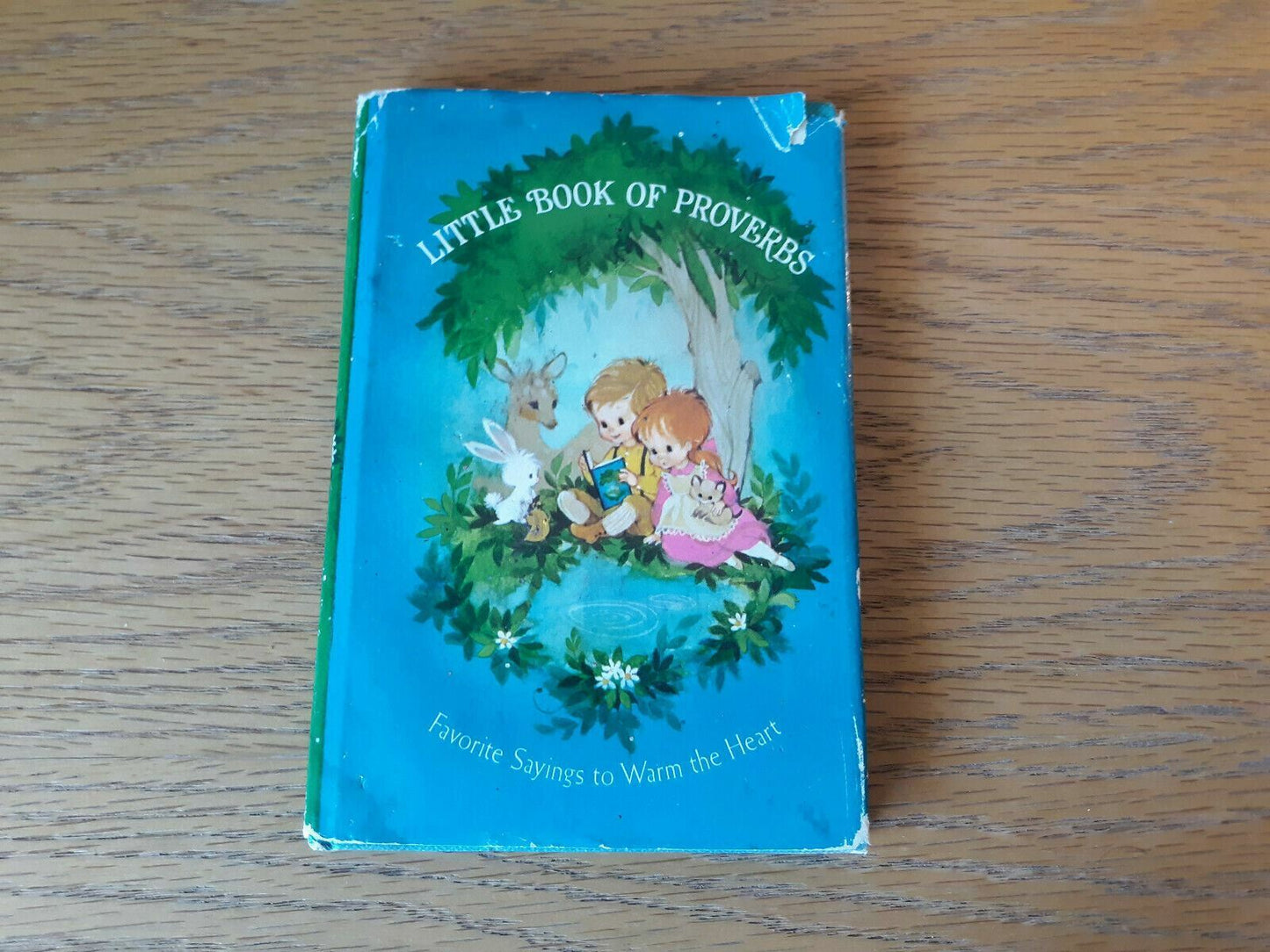 Vintage Hallmark Editions Little Book of Proverbs 1968 Hardcover Dust Jacket