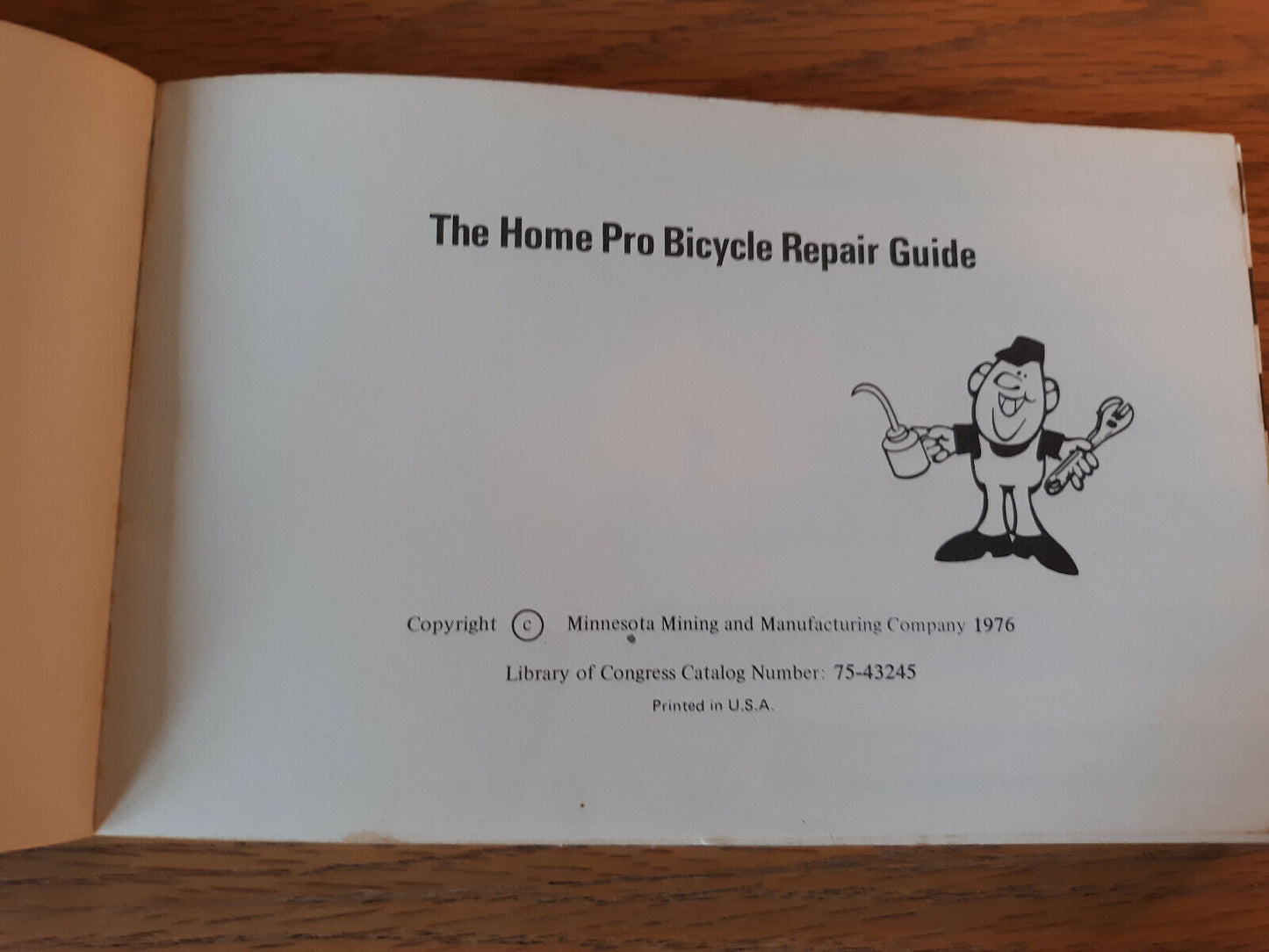 The Home Pro Guide To Bicycle Repair And Maintenance 3M 1976 Paperback