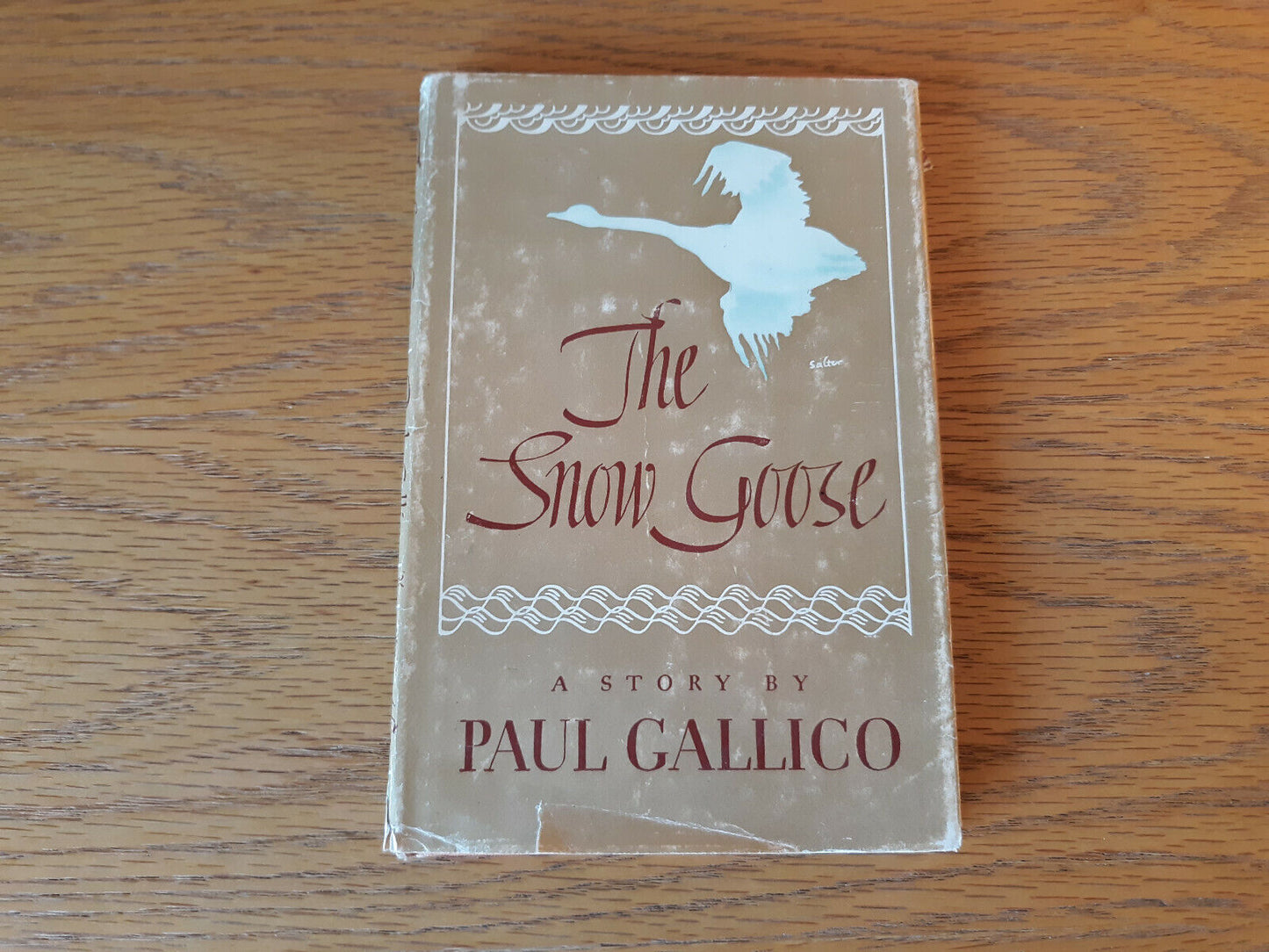 The Snow Goose Paul Gallico 1967 Hardcover Dust Jacket Alfred A Knopf