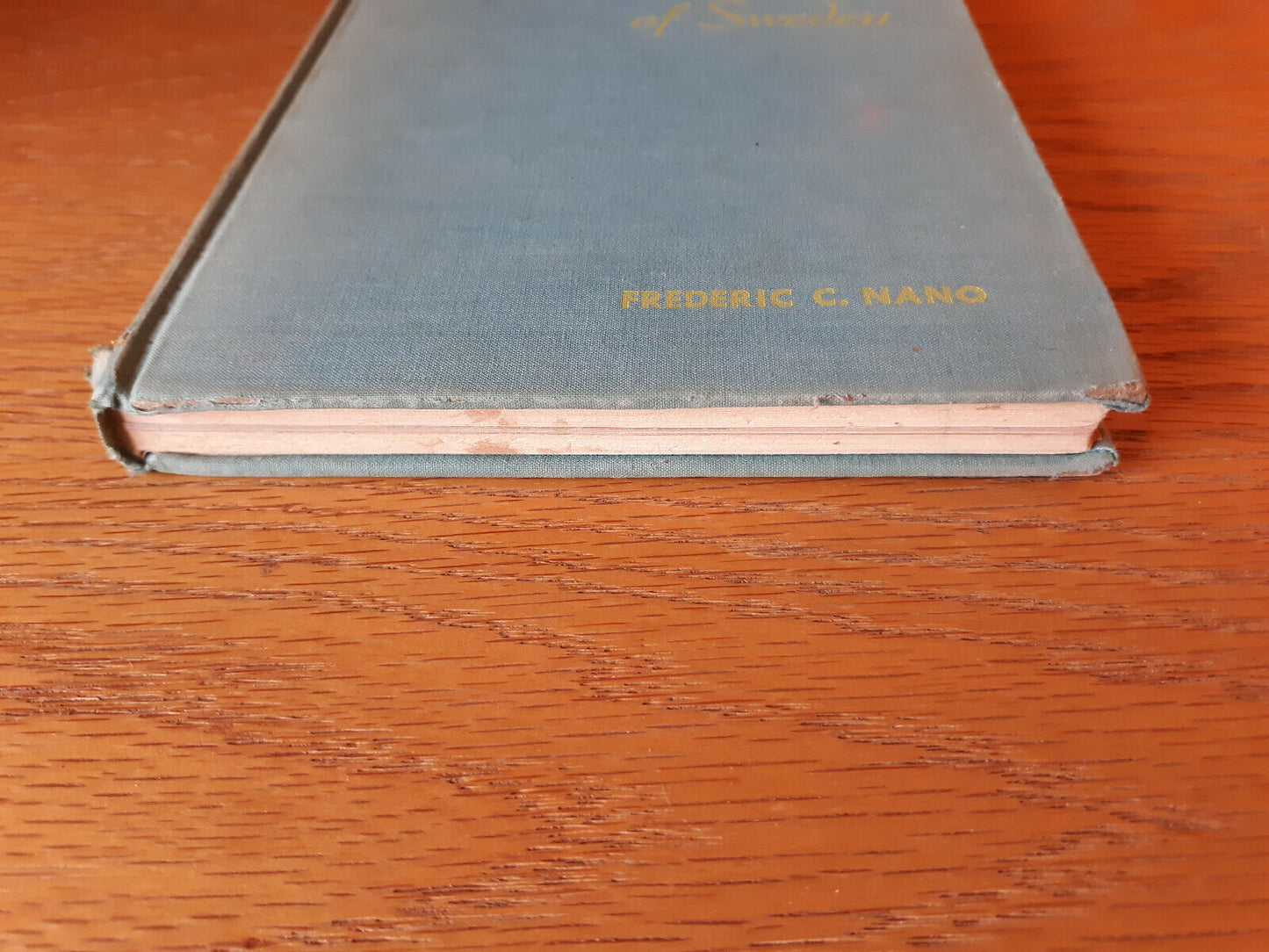 The Land And People Of Sweden Frederic Nano 1949 1st Edition Hardcover