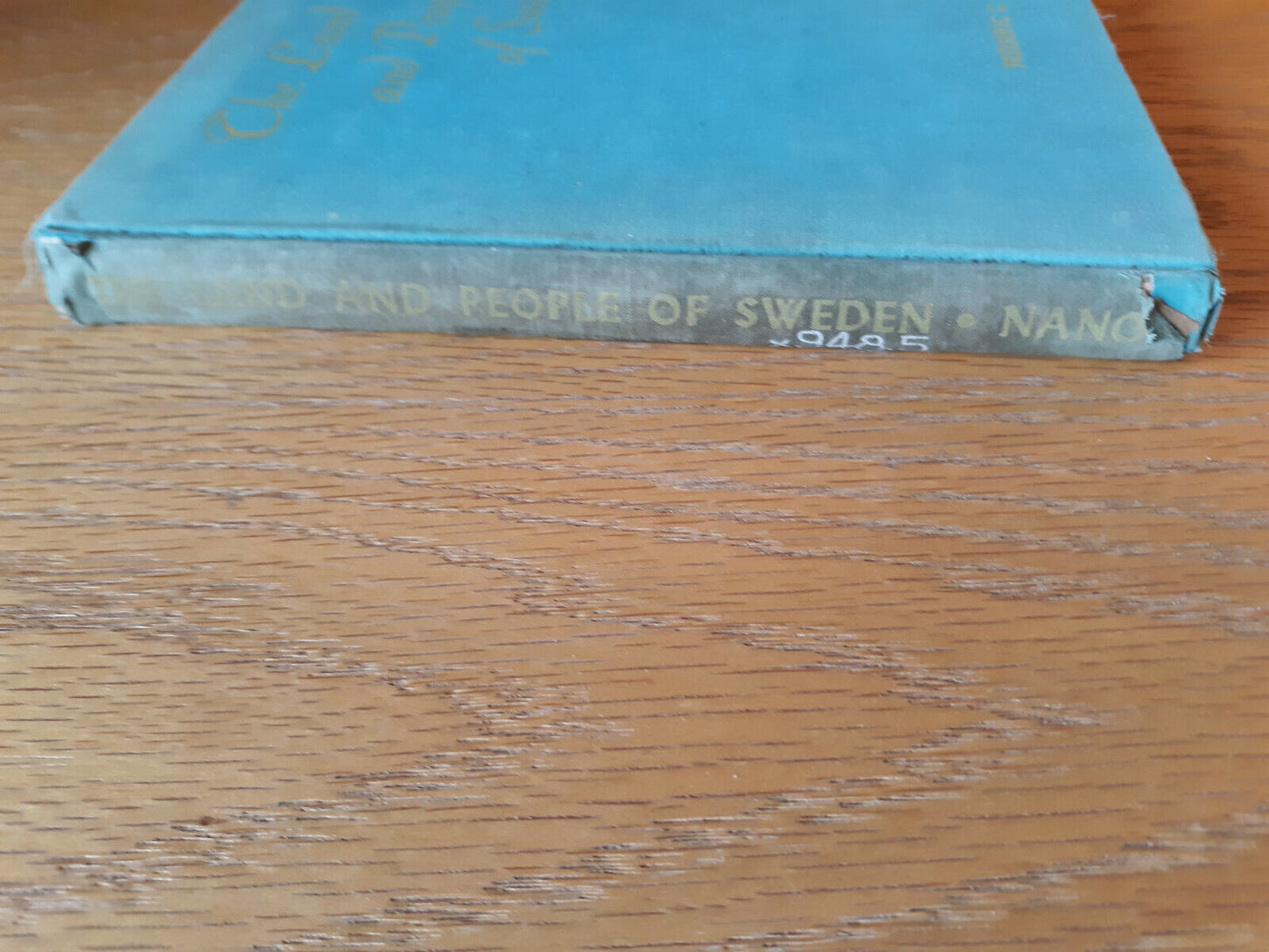 The Land And People Of Sweden Frederic Nano 1949 1st Edition Hardcover