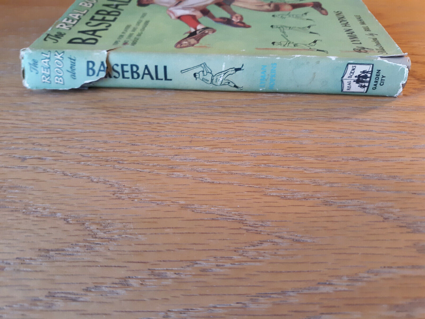 The Real Book About Baseball Lyman Hopkins 1958 Book Club Edition Hardcover Dust