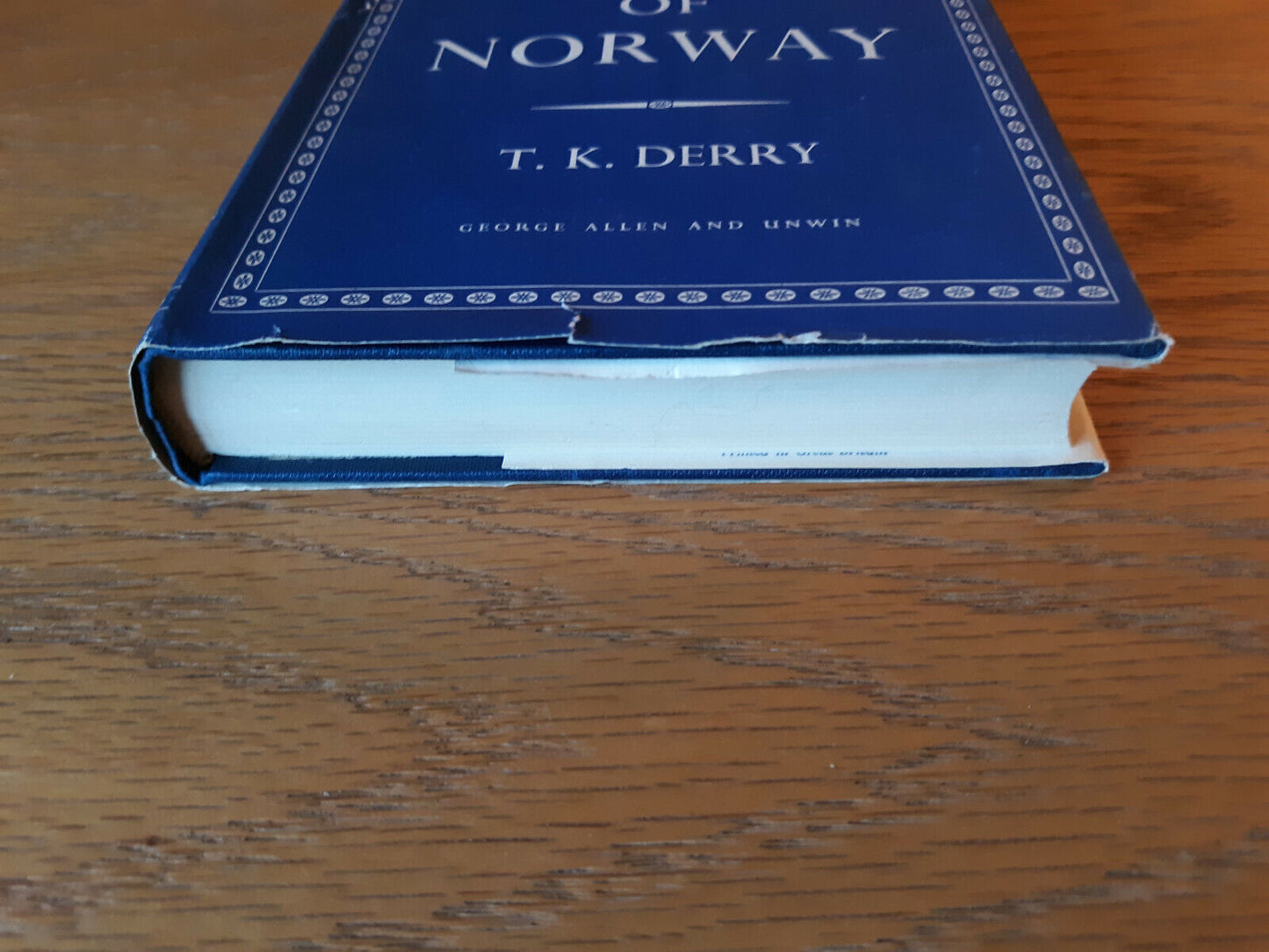 A Short History Of Norway T K Derry 1957 Hardcover Dust Jacket George Allen & Un