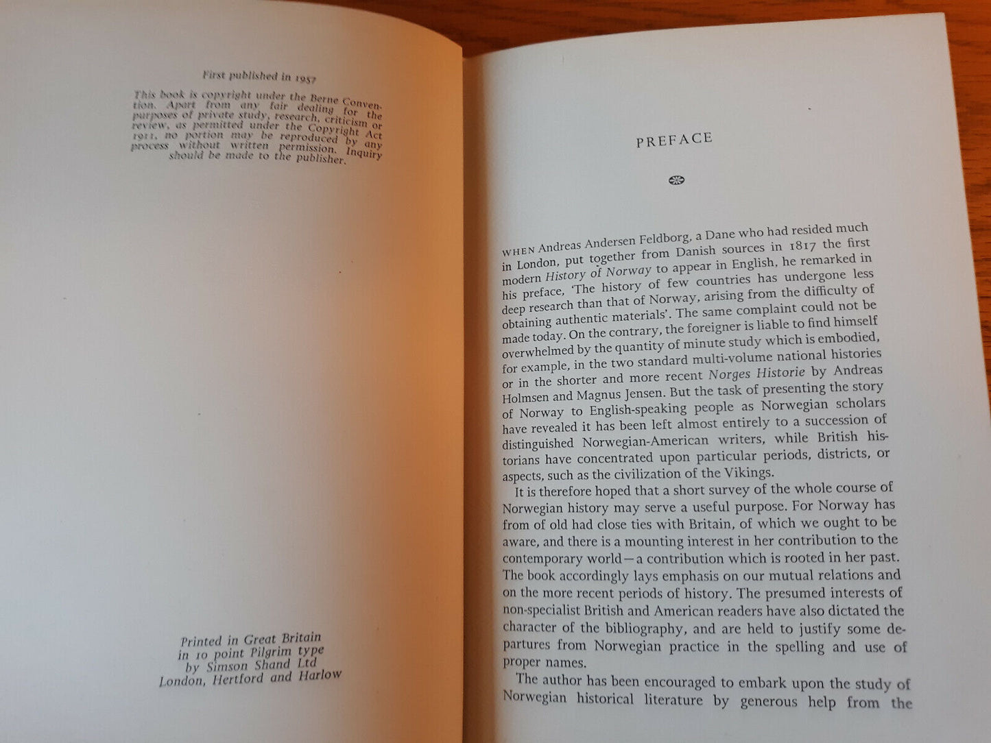 A Short History Of Norway T K Derry 1957 Hardcover Dust Jacket George Allen & Un