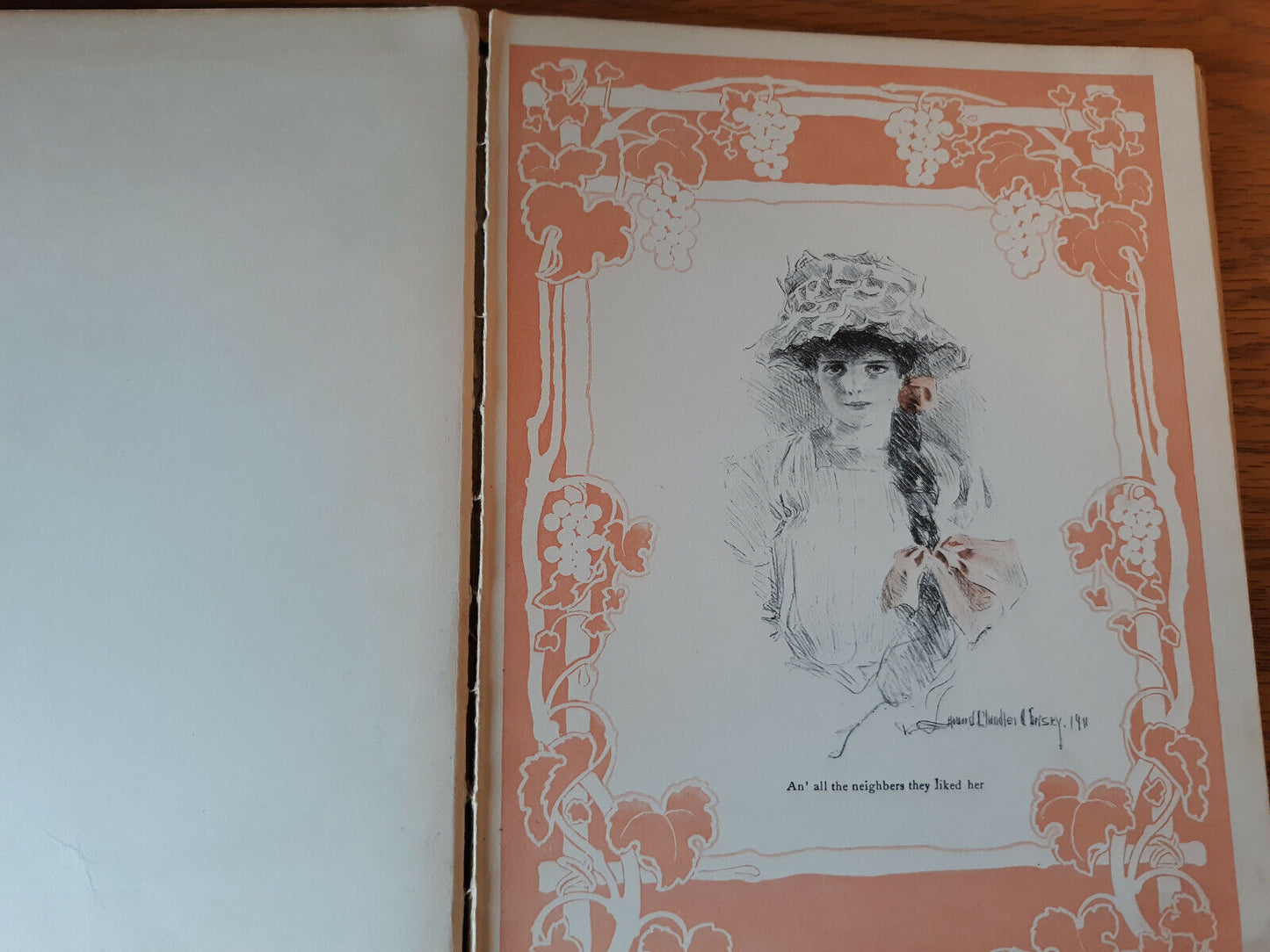 When She Was About Sixteen James Whitcomb Riley 1911 Hardcover