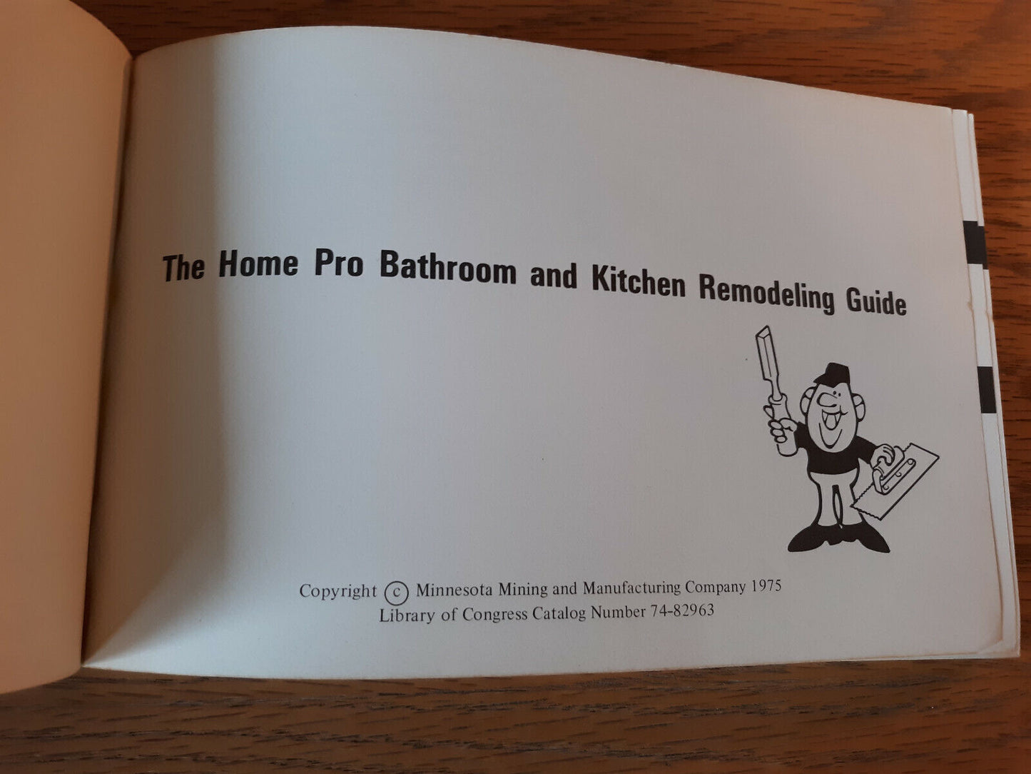 The Home Pro Bathroom & Kitchen Remodeling Guide 3m 1975 Paperback