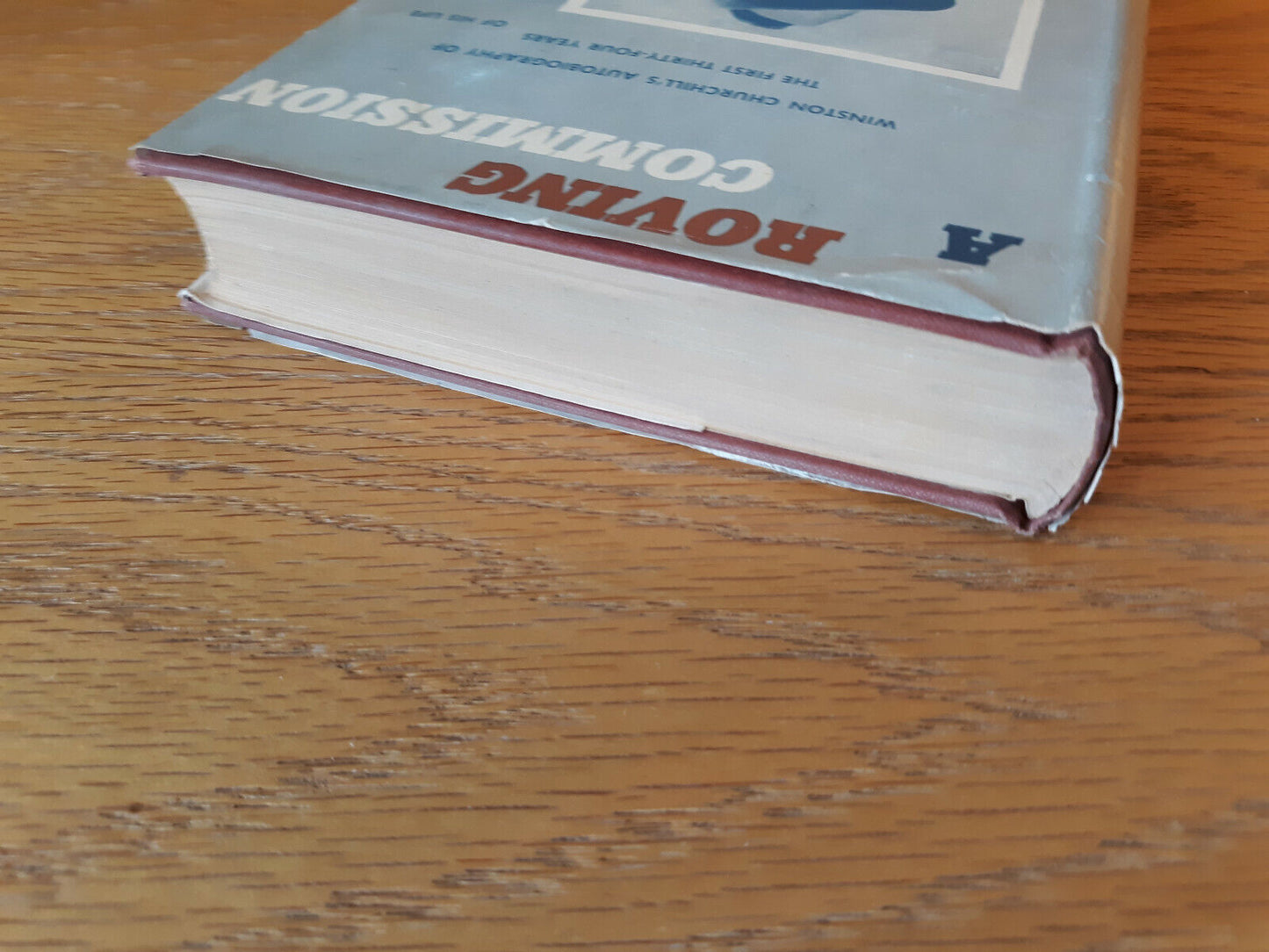 A Roving Commission Winston Churchill 1951 Hardcover Dust Jacket