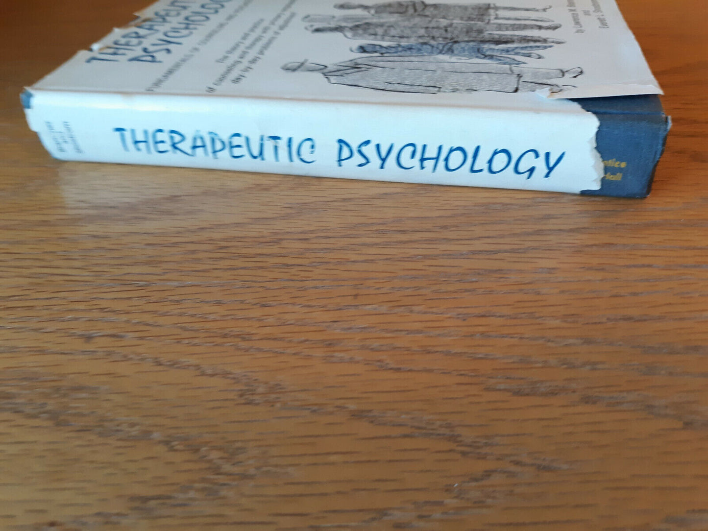 Therapeutic Psychology Lawrence Brammer 1965 Hardcover Dust Jacket Prentice Hall