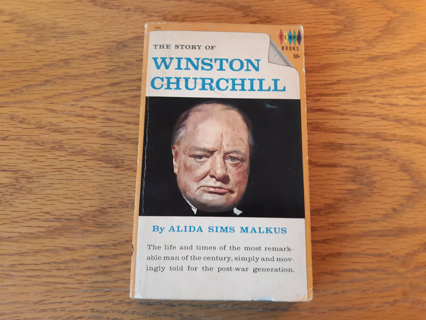 The Story Of Winston Churchill Alida Sims Malkus 1965 Grosset & Dunlap Paperback