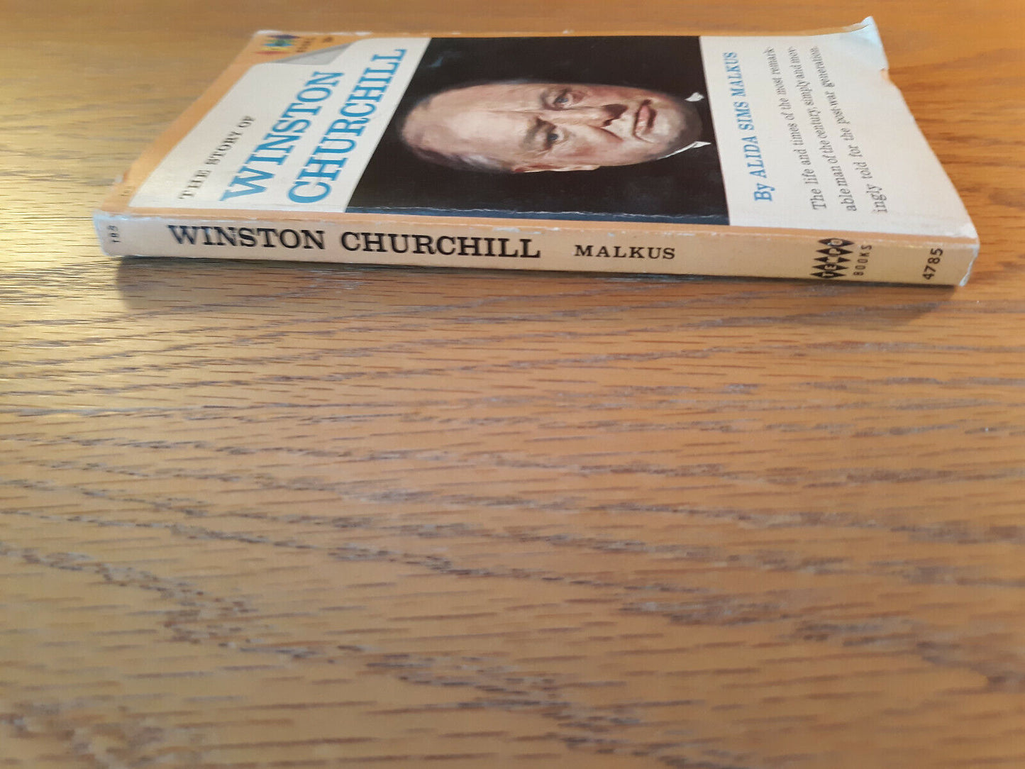 The Story Of Winston Churchill Alida Sims Malkus 1965 Grosset & Dunlap Paperback