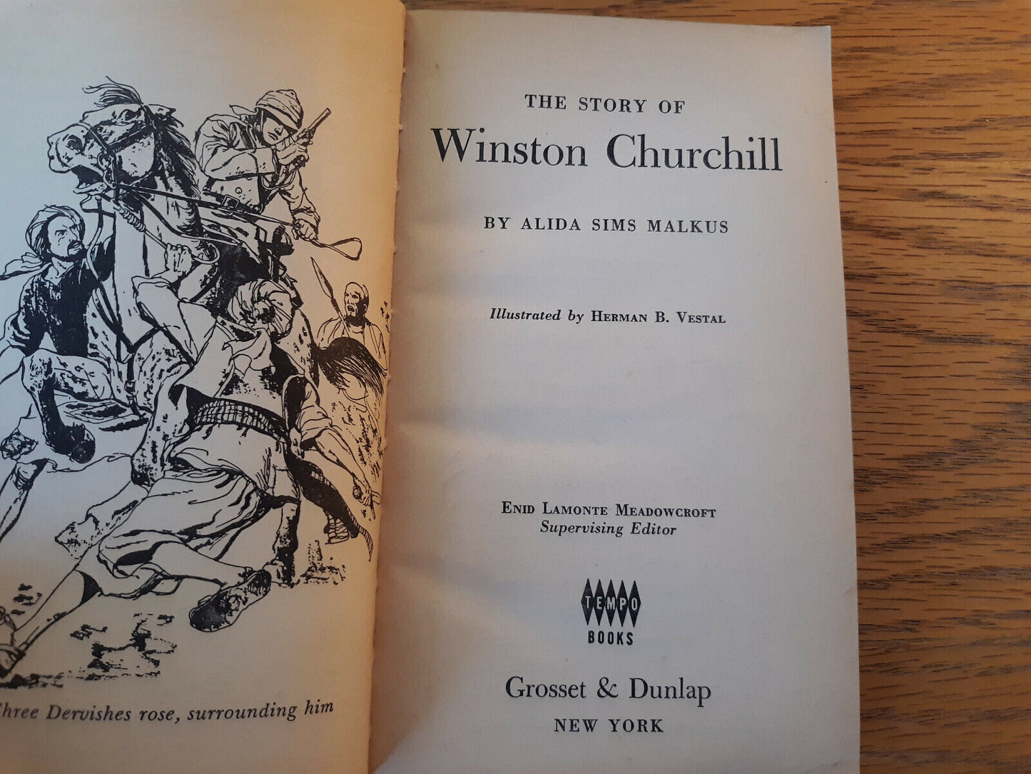 The Story Of Winston Churchill Alida Sims Malkus 1965 Grosset & Dunlap Paperback