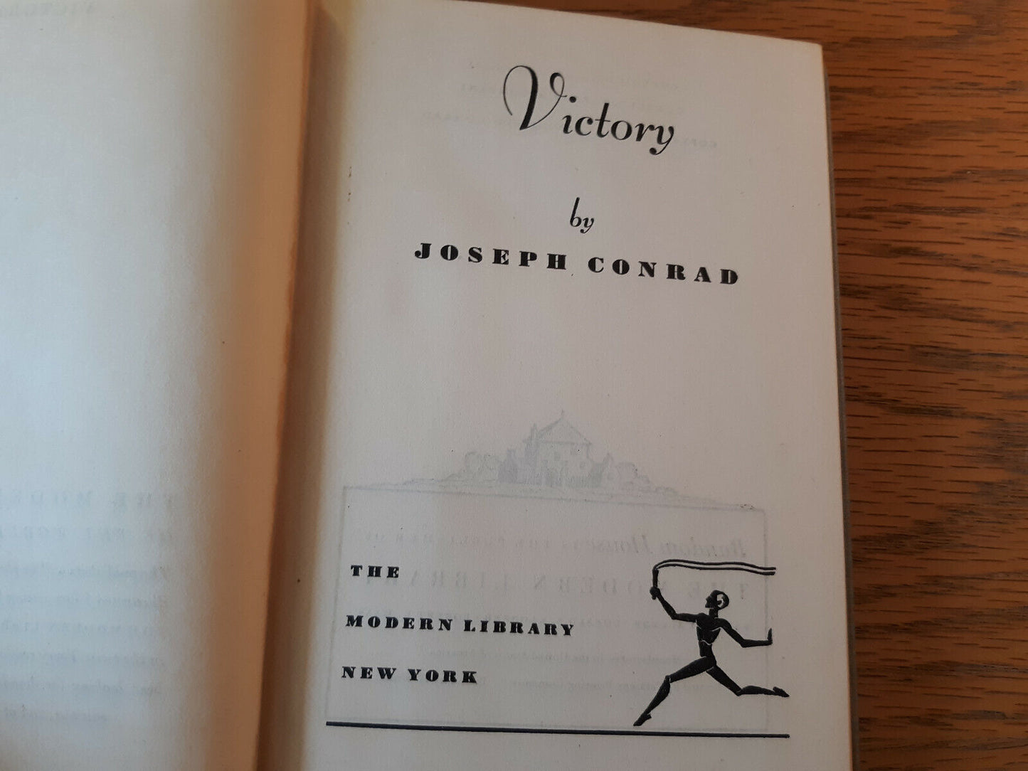 Victory Joseph Conrad 1921 Modern Library Hardcover