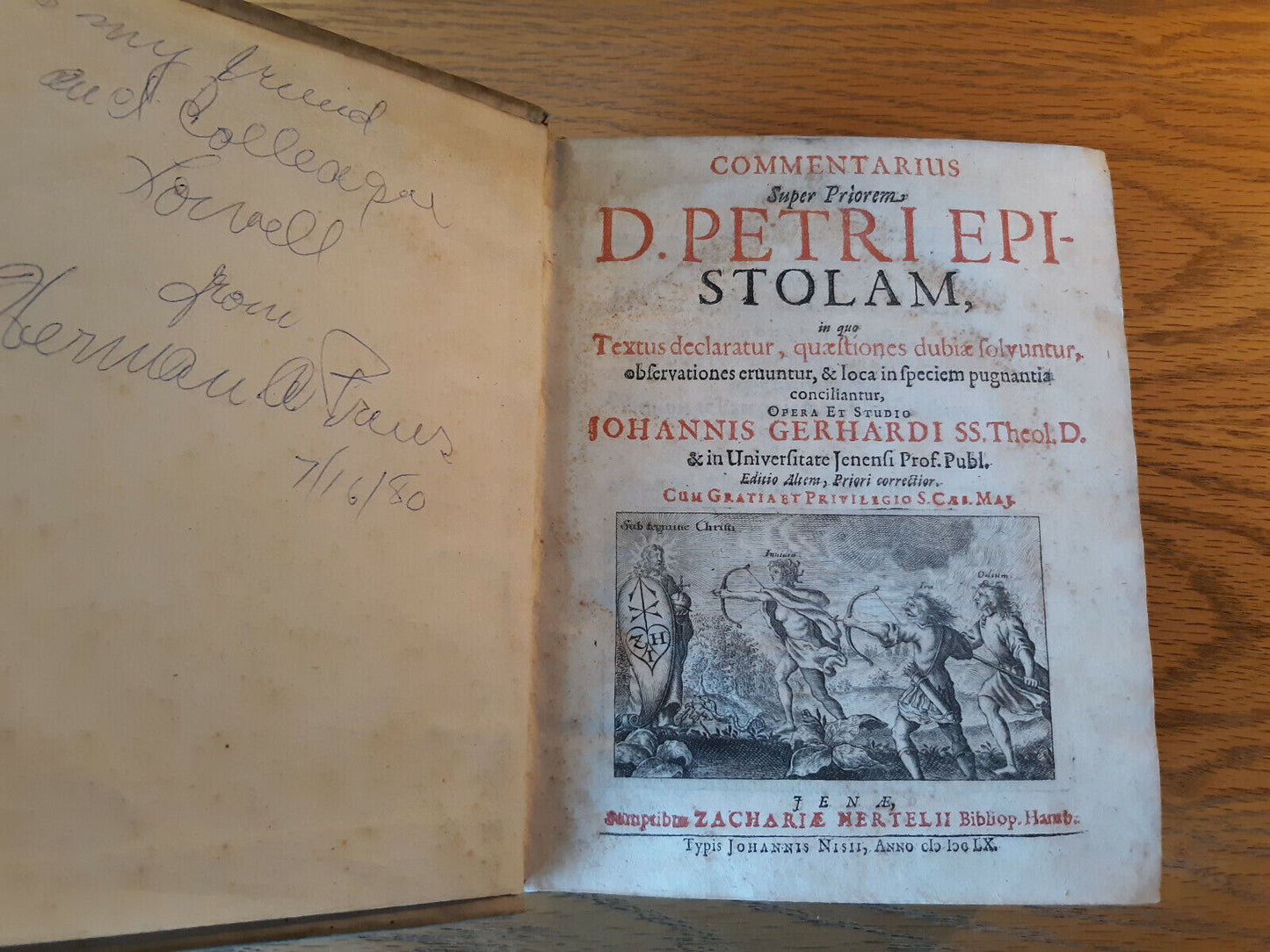 Commentarius Super Priorem D Petri Epistolam Johannis Gerhardi Latin Hardcover